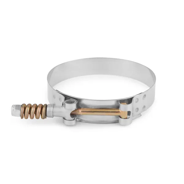 T-Bolt Clamp, Stainless-Steel, Constant Tension, 3.39in - 3.70in (86MM - 94MM)