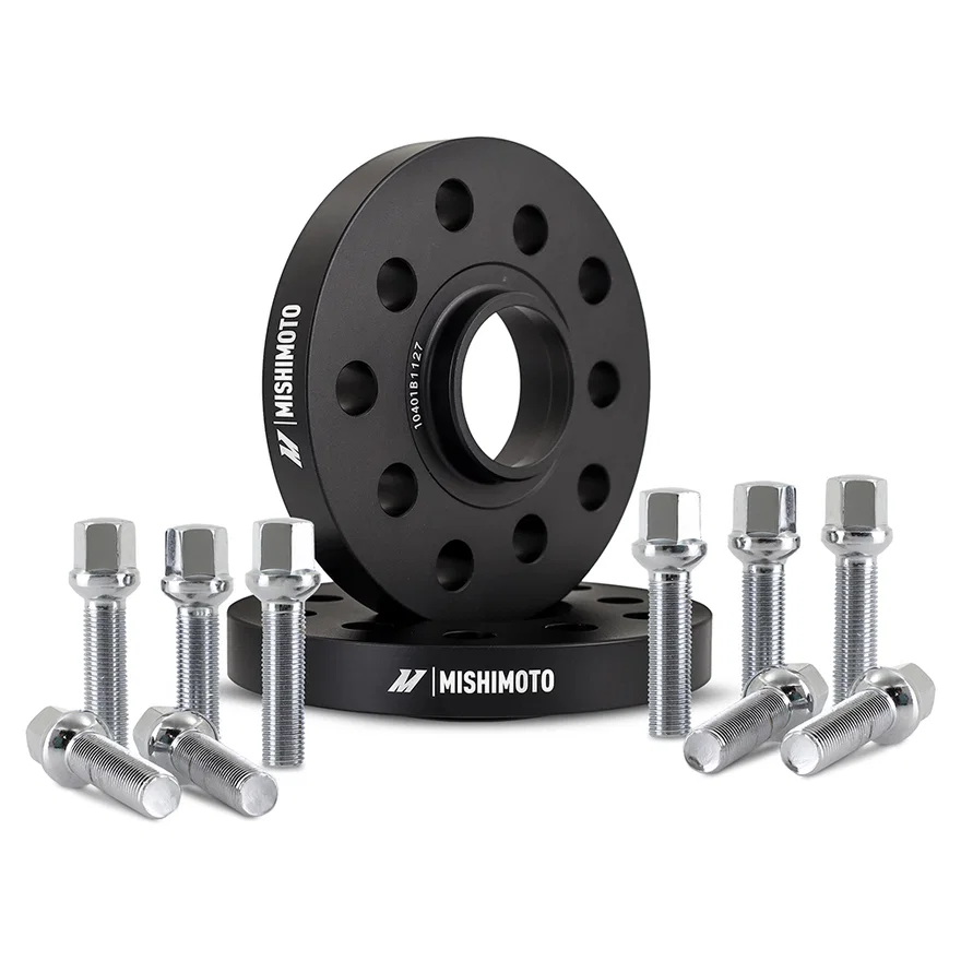 Wheel Spacers, Black, 5x100 / 5x112, 57.1 Center Bore, M14x1.5 20mm