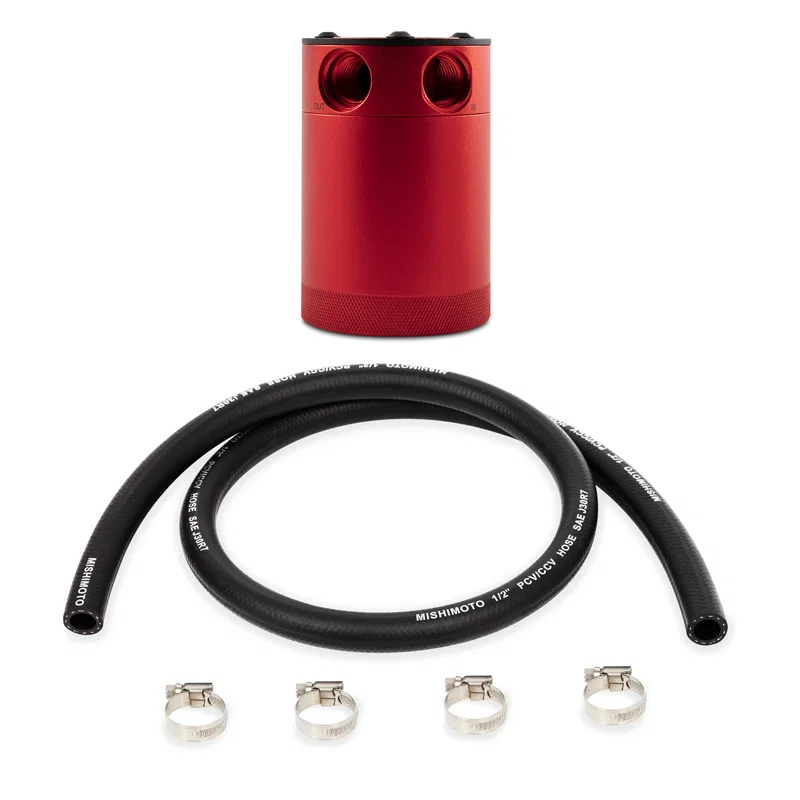 Compact Baffled Oil Catch Can, 2-Port