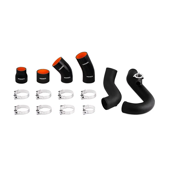 Intercooler Pipe Kit, Black, fits Ford Mustang EcoBoost 2015-2023