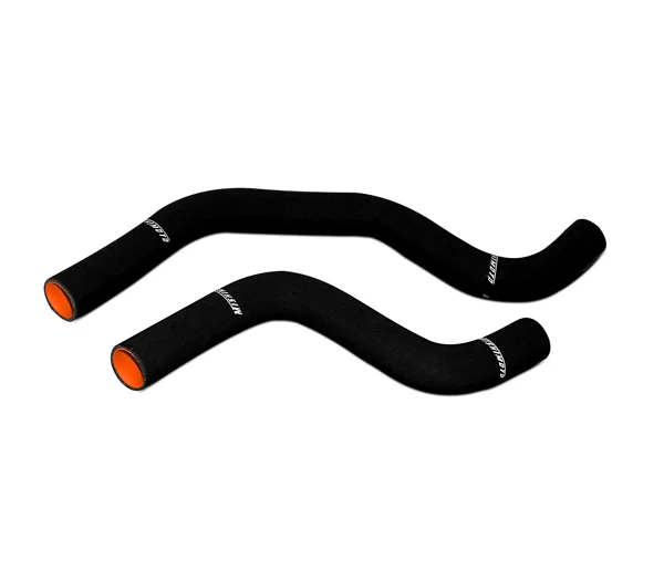 Silicone Radiator Hose Kit, Black, fits Mitsubishi Lancer Evolution 8