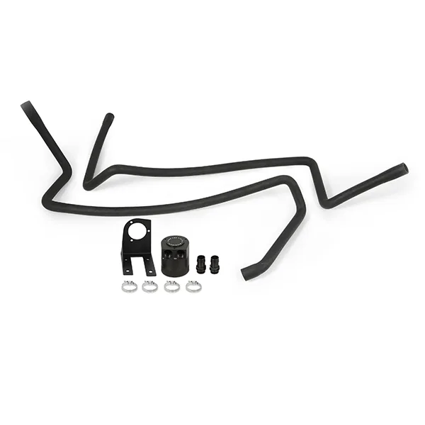 Ford 6.0L Powerstroke Baffled Oil Catch Can Kit, 2003-2007