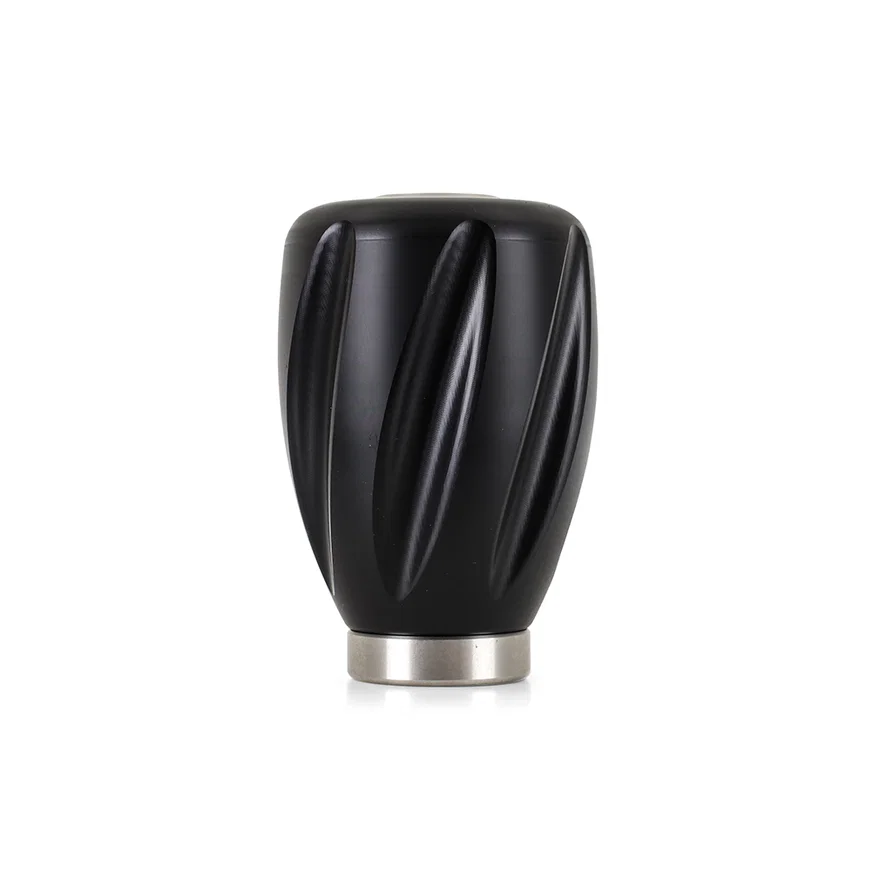 MMSK-TWST-BK Shift Knob, Black, Weighted, w/Steel Core, Delrin Twist Shell