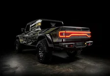 Racetrack Flush Style LED Tailgate Panel Light for Jeep Gladiator JT Inner Tinted Lens image 6