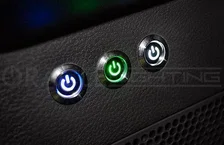 Pre-Wired Power Symbol On/Off Flush Mount LED Switch image 2