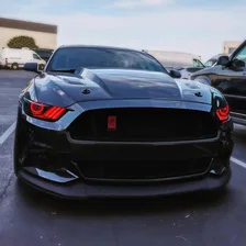 2015-2017 Ford Mustang Pre-Assembled Headlights-Dynamic ColorSHIFT RGB+A-Black Edition image 7