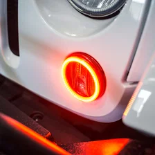 Jeep Wrangler 2007-2017 ORACLE LED Waterproof Turn Signal Halo Kit image 3