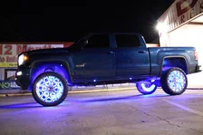 LED Illuminated Wheel Rings - Double LED - Blue image 23