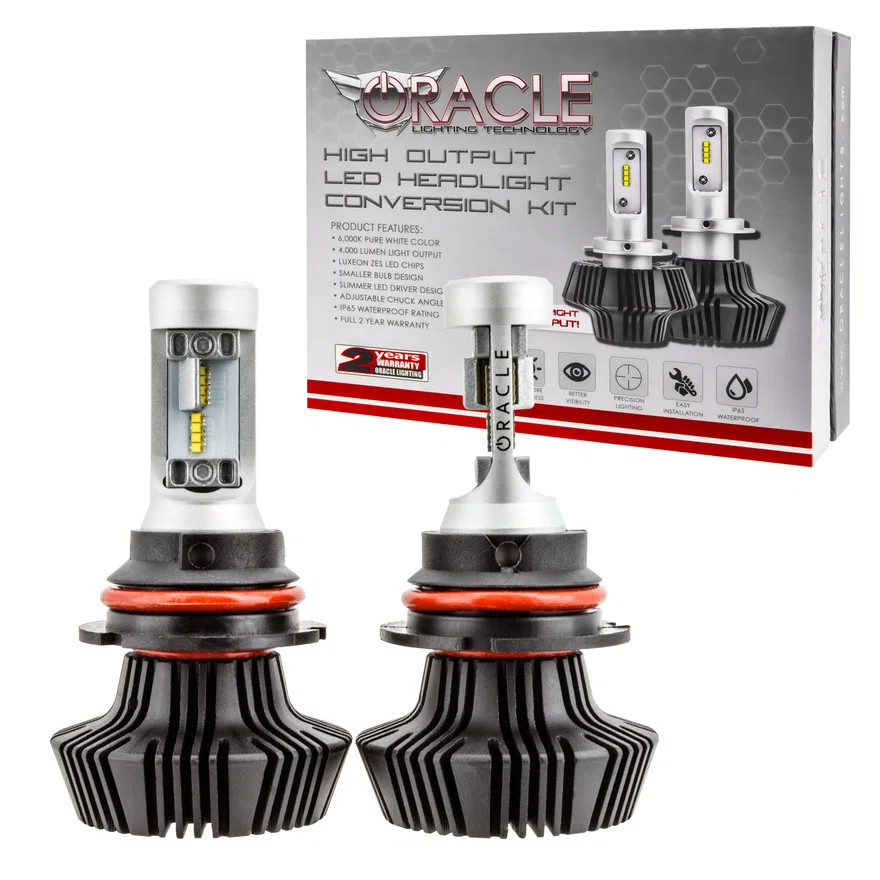 9004 4,000 Lumen LED Headlight Bulbs (Pair)