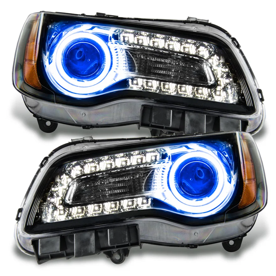 2011-2014 Chrysler 300C SMD HL - Black - NON HID