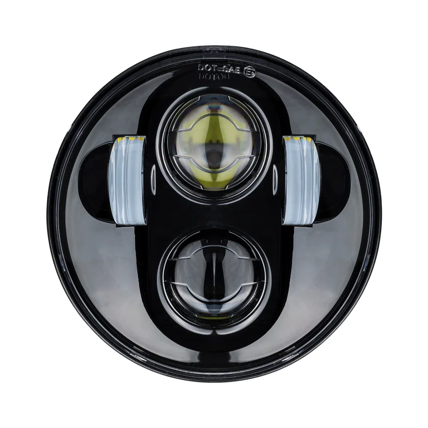 5.75in. 40W Replacement LED Headlight - Black