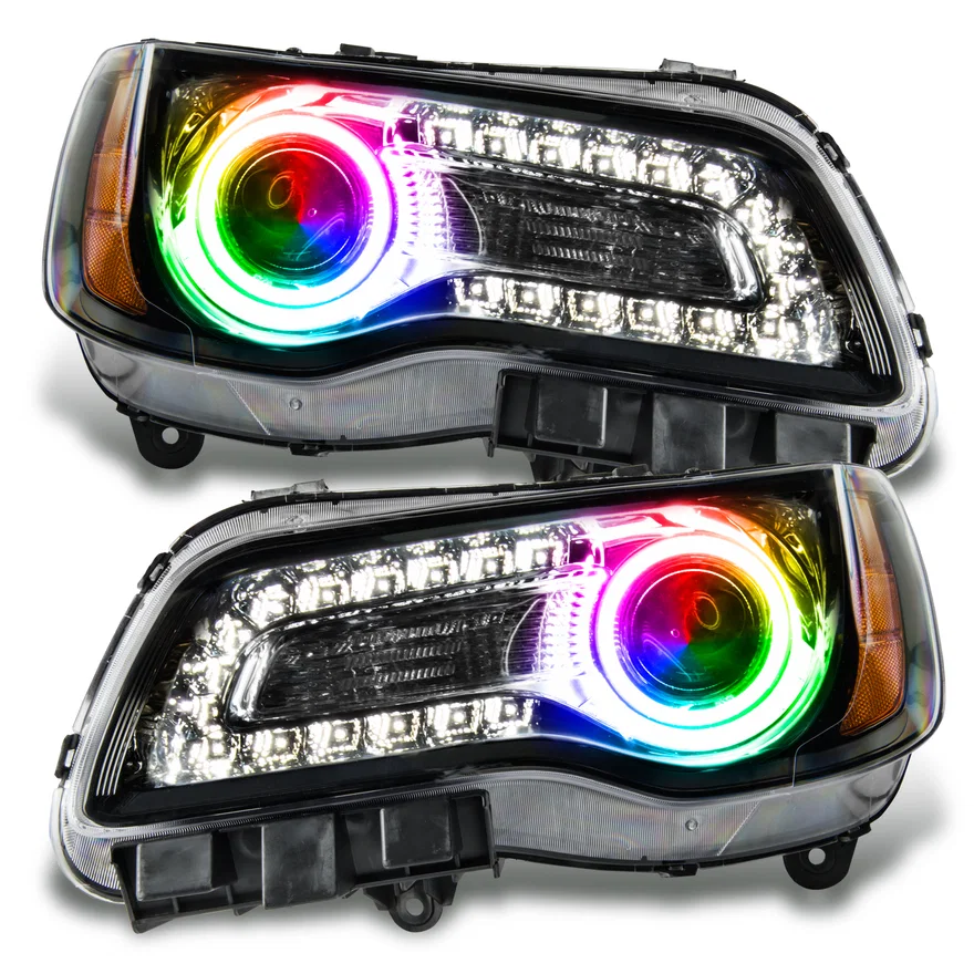 2011-2014 Chrysler 300C SMD HL - Black - NON HID