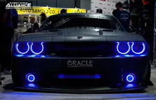2008-2014 Dodge Challenger Dynamic ColorSHIFT Surface Mount Headlight & Fog Light Halo Kit - COMBO image 12