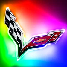 Corvette C7 Rear Illuminated Emblem image 1