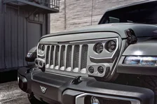 Front Center Upper Grille / Hood Scoop / Bumper Cover Kit for Jeep image 4