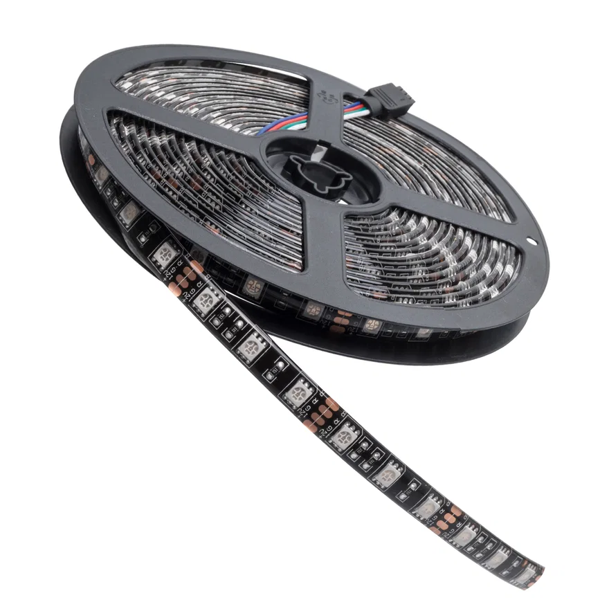 Exterior Black Flex LED 12 in. Strip - Blue