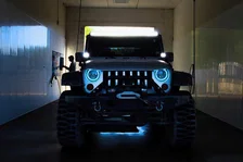 7 in. High Powered LED Headlights, Black Bezel, Dynamic ColorSHIFT image 21