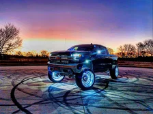 LED Illuminated Wheel Rings - Aqua image 5
