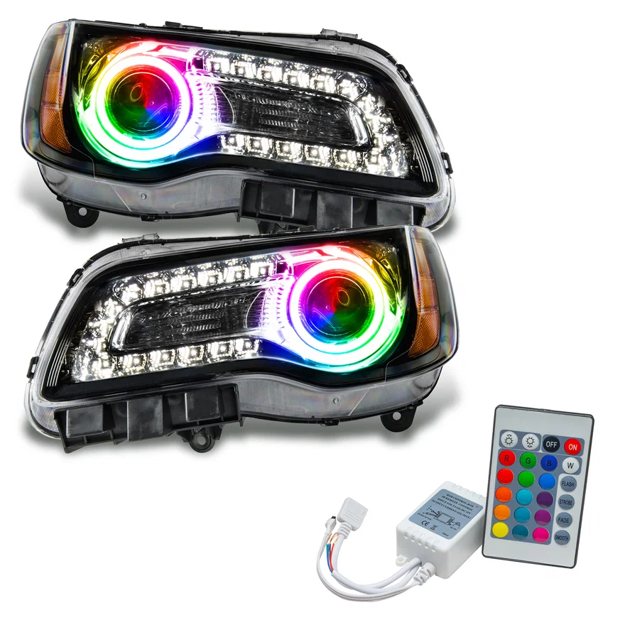 2011-2014 Chrysler 300C SMD HL - Black - NON HID