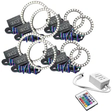 VECTOR Grille Surface Mount LED Halo Kit for Jeep JK/JL/JT - ColorSHIFT LED image 1