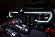Front Center Upper Grille / Hood Scoop / Bumper Cover Kit for Jeep image 9