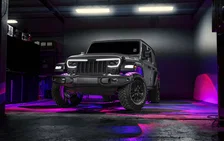 Front Center Upper Grille / Hood Scoop / Bumper Cover Kit for Jeep image 26