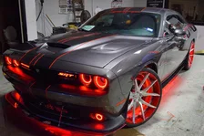 Dodge Challenger 2015-2018 ORACLE WP LED Fog Halo Kit image 6
