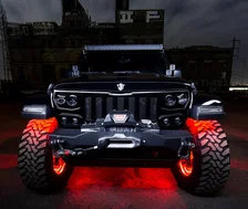 Jeep JK Upper Windshield Brackets + Light Combo image 5