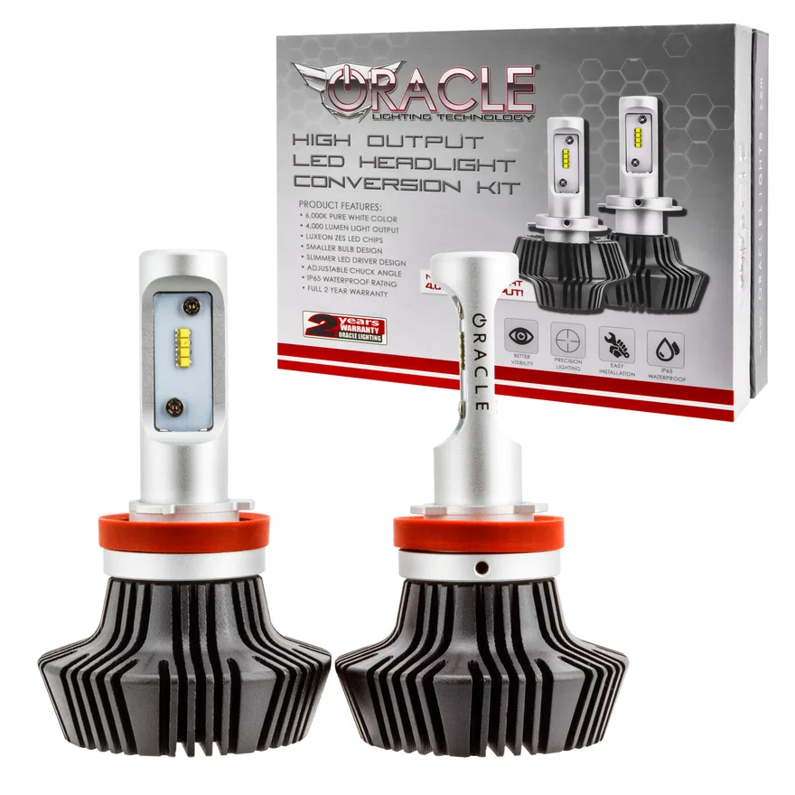 H16 4,000 Lumen LED Headlight Bulbs (Pair)