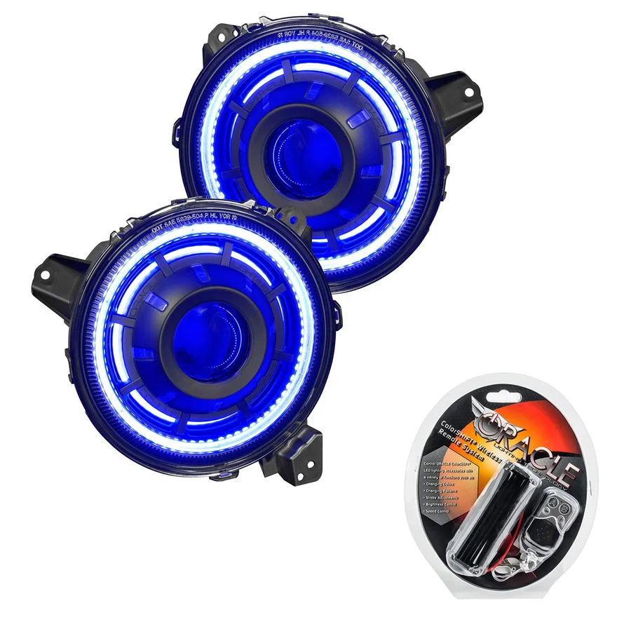 Oculus ColorSHIFT Bi-LED Projector Headlights for Jeep