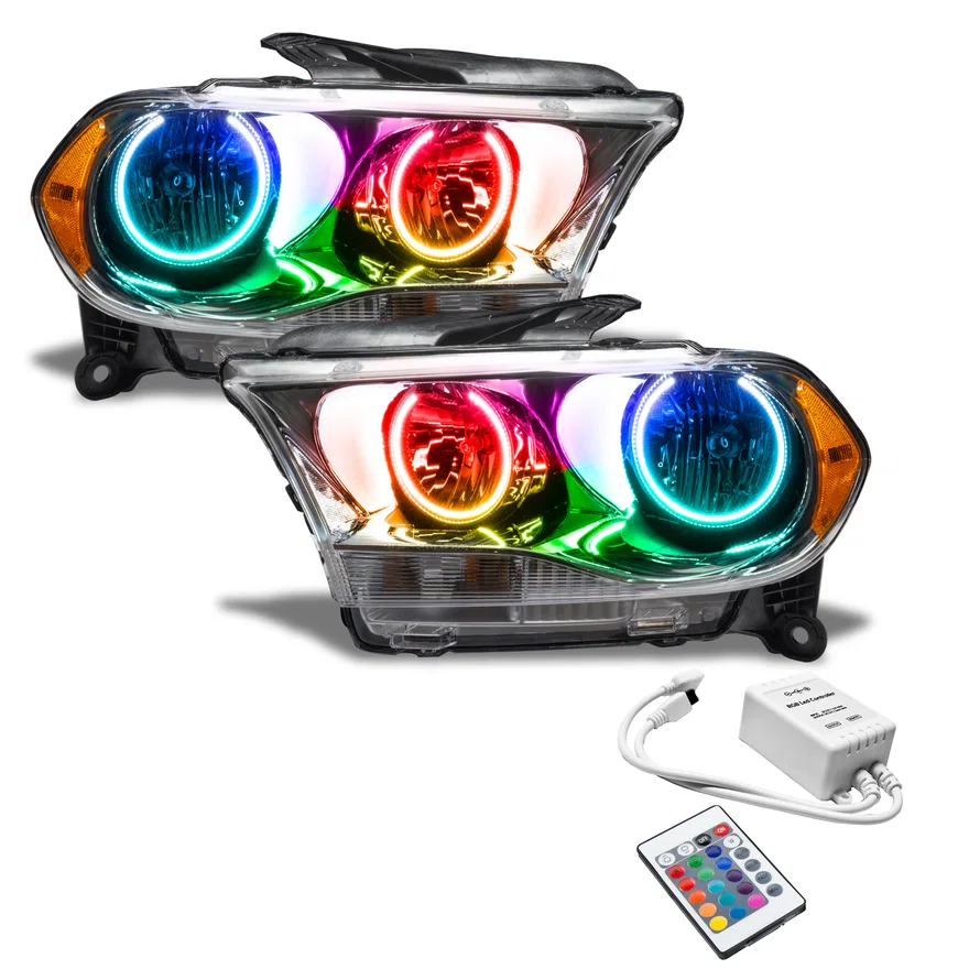 2011-2013 Dodge Durango SMD HL Halogen - Chrome
