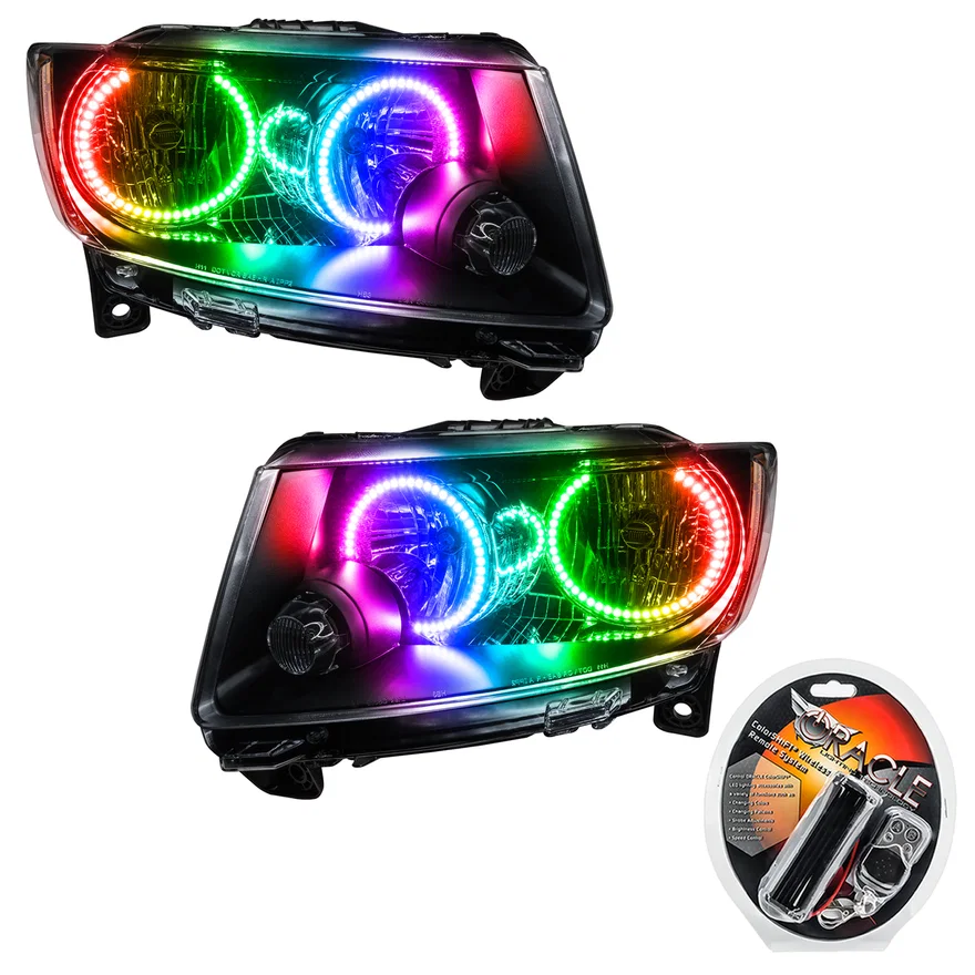 2011-2013 Jeep Grand Cherokee SMD HL (Non-HID) - Chrome