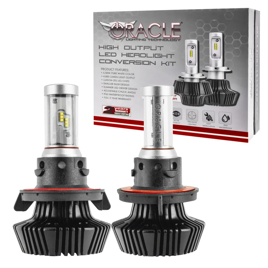H13 4,000 Lumen LED Headlight Bulbs (Pair)