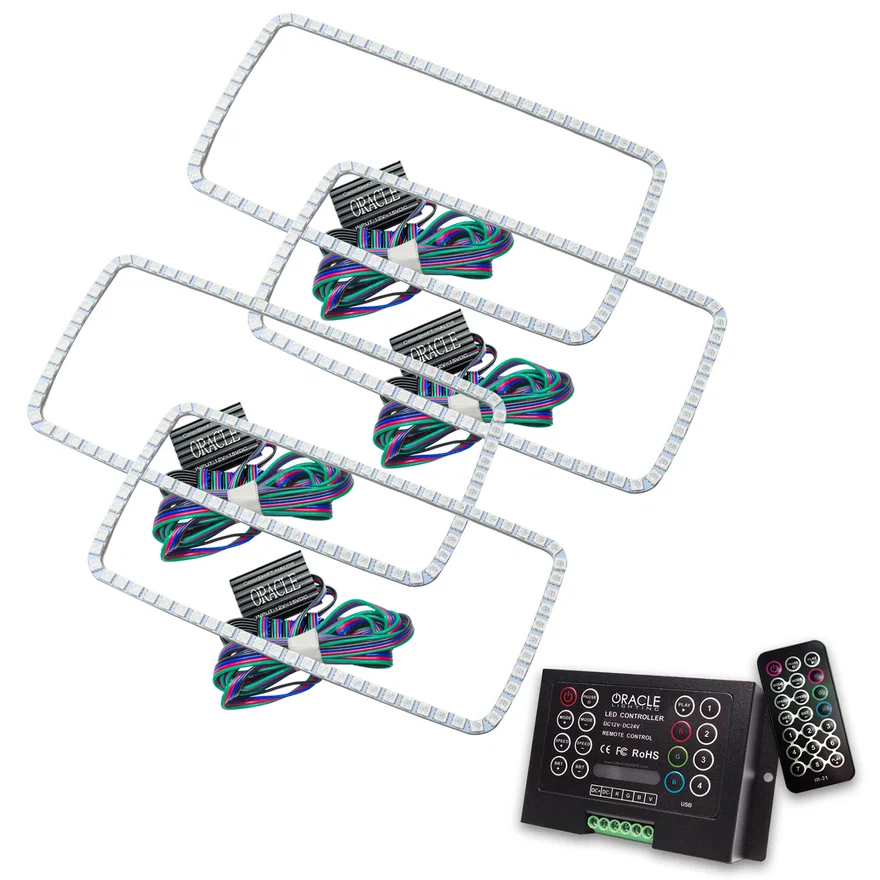 GMC Sierra 2007-2013 ORACLE ColorSHIFT Halo Kit (New Square Ring Design)