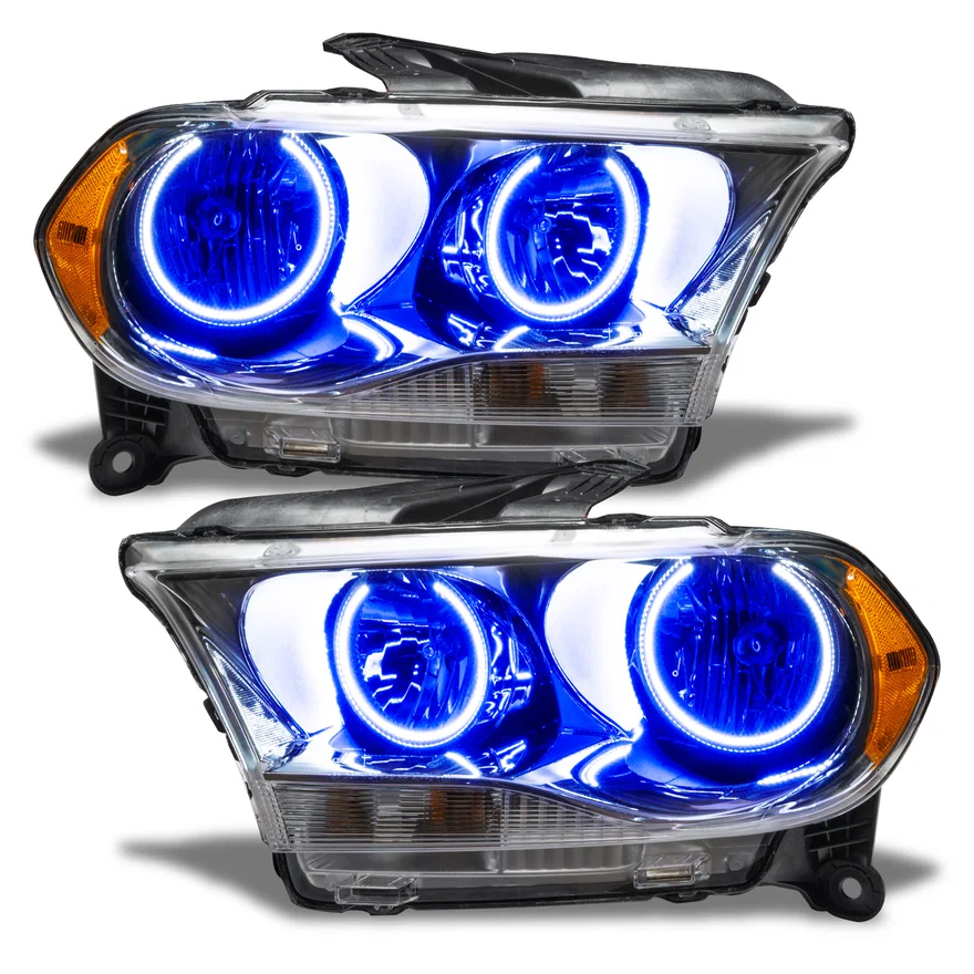 2011-2013 Dodge Durango SMD HL Halogen - Chrome
