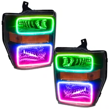 2008-2010 Ford F250/350 LED HL - Black image 1