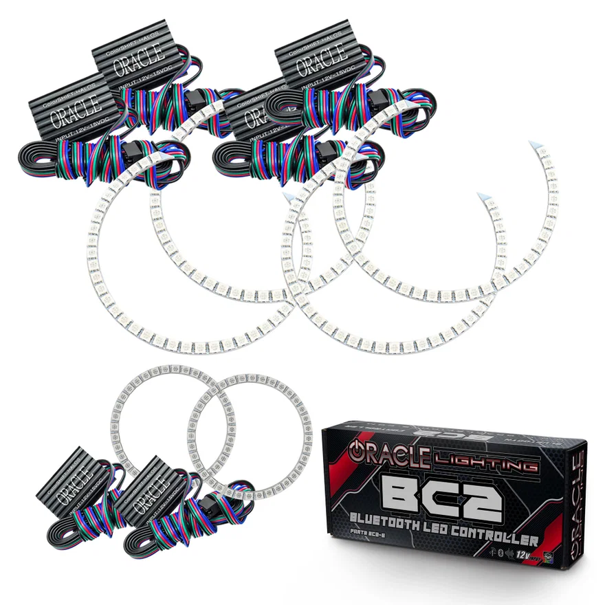 Headlight Halo Ring Emitter Set for Dodge Charger