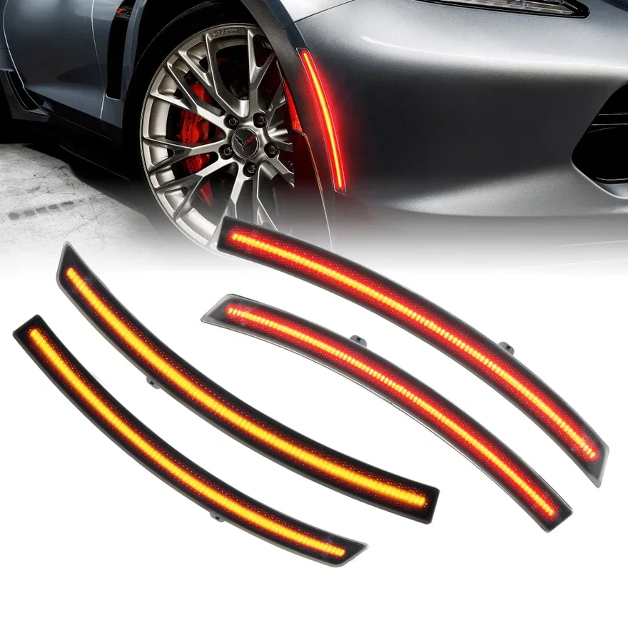 Chevrolet Corvette C7 Sidemarkers - Tinted