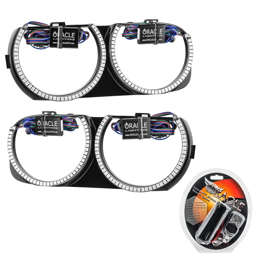2015-2018 Dodge Challenger Pre-Installed Halo Headlight Bezel