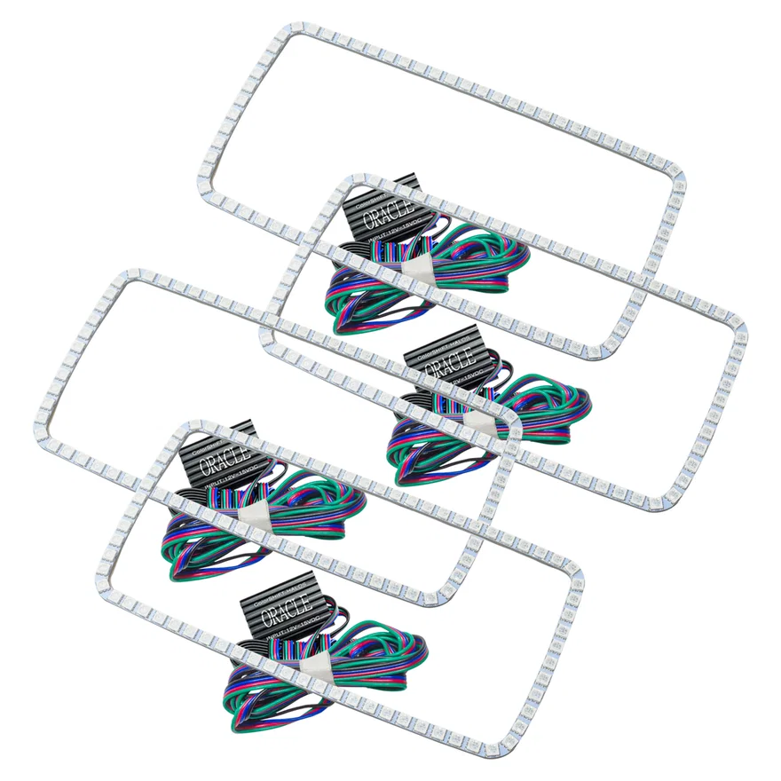 GMC Sierra 2007-2013 ORACLE ColorSHIFT Halo Kit (New Square Ring Design)