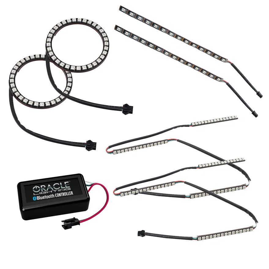 Headlight Halo Ring Emitter Set for Ford Mustang