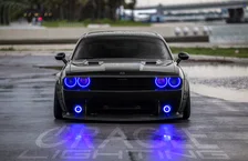 Dodge Challenger 2015-2018 ORACLE WP LED Fog Halo Kit image 8