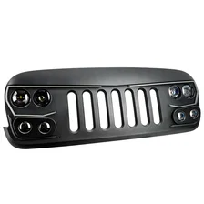 5817-504 Front Center Upper ORACLE Lighting VECTOR Series Full LED Grill- Jeep Wrangler JK image 1