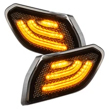 Jeep Wrangler JL Smoked Lens LED Front Sidemarkers image 1