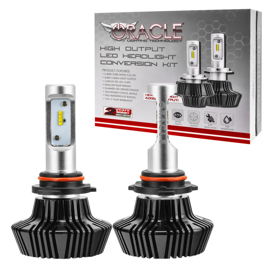 9006 4,000 Lumen LED Headlight Bulbs (Pair)