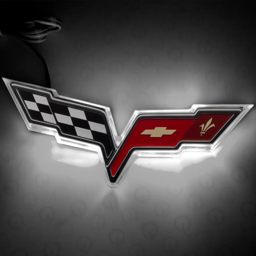 Rear Chevy Corvette C6 Illuminated Emblem