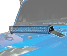 Jeep JK Hood Mounting Brackets SM + Light Combo image 2