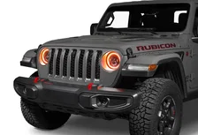 7 Inch High Powered LED Headlights - Black Bezel - Dynamic ColorSHIFT - Jeep JL/JT image 9