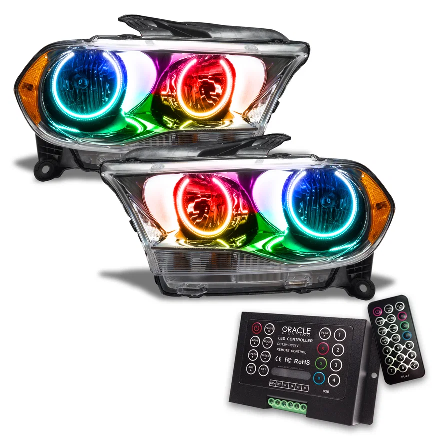 2011-2013 Dodge Durango SMD HL Halogen - Chrome
