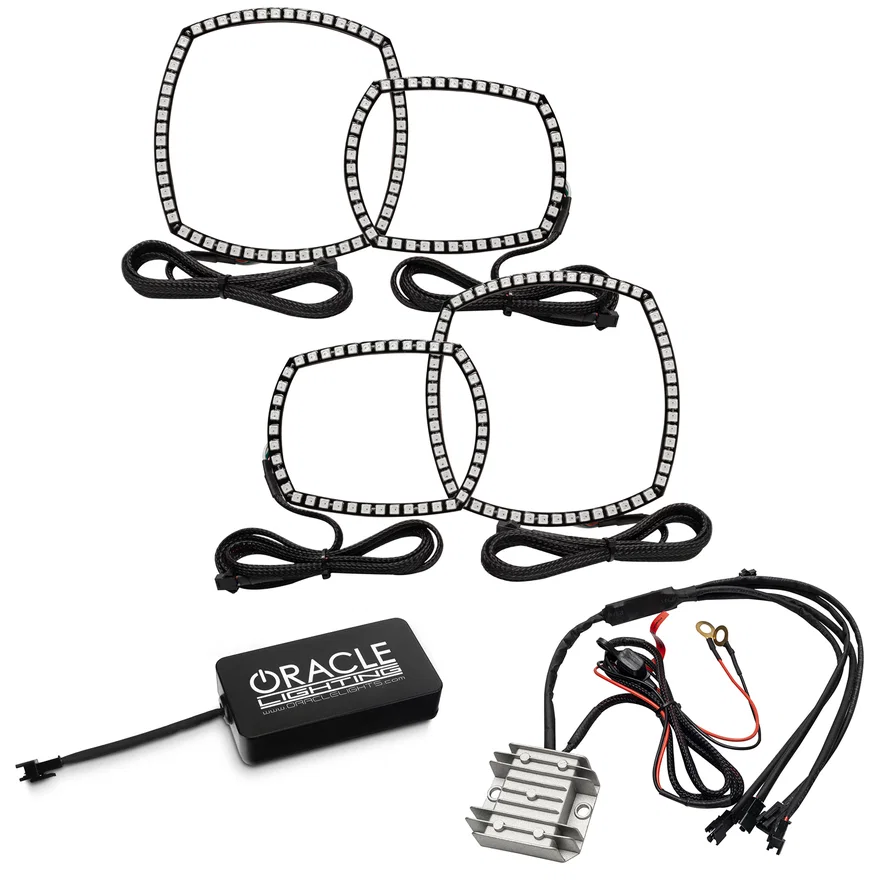 Headlight Halo Ring Emitter Set for Dodge Charger